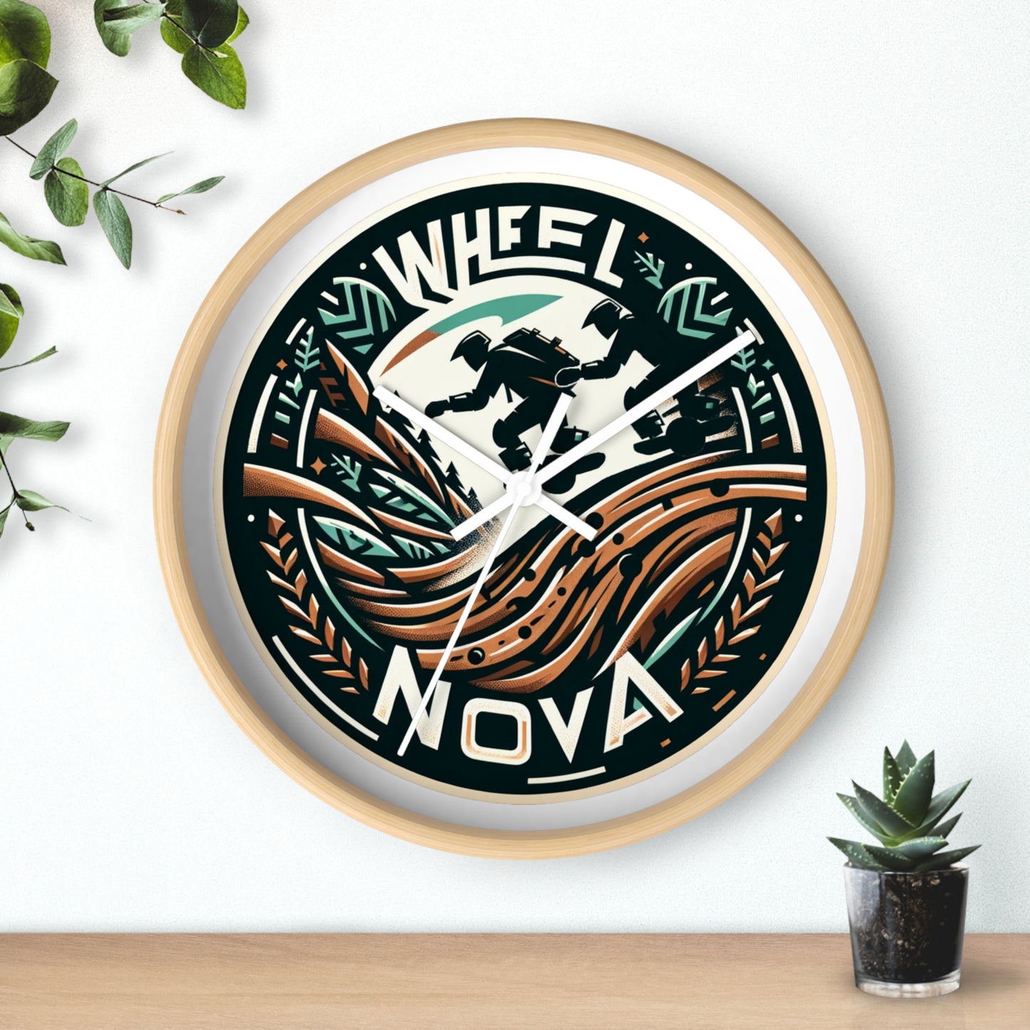 Vintage ᴡʜᴇᴇʟɴᴏᴠᴀ Wall Clock