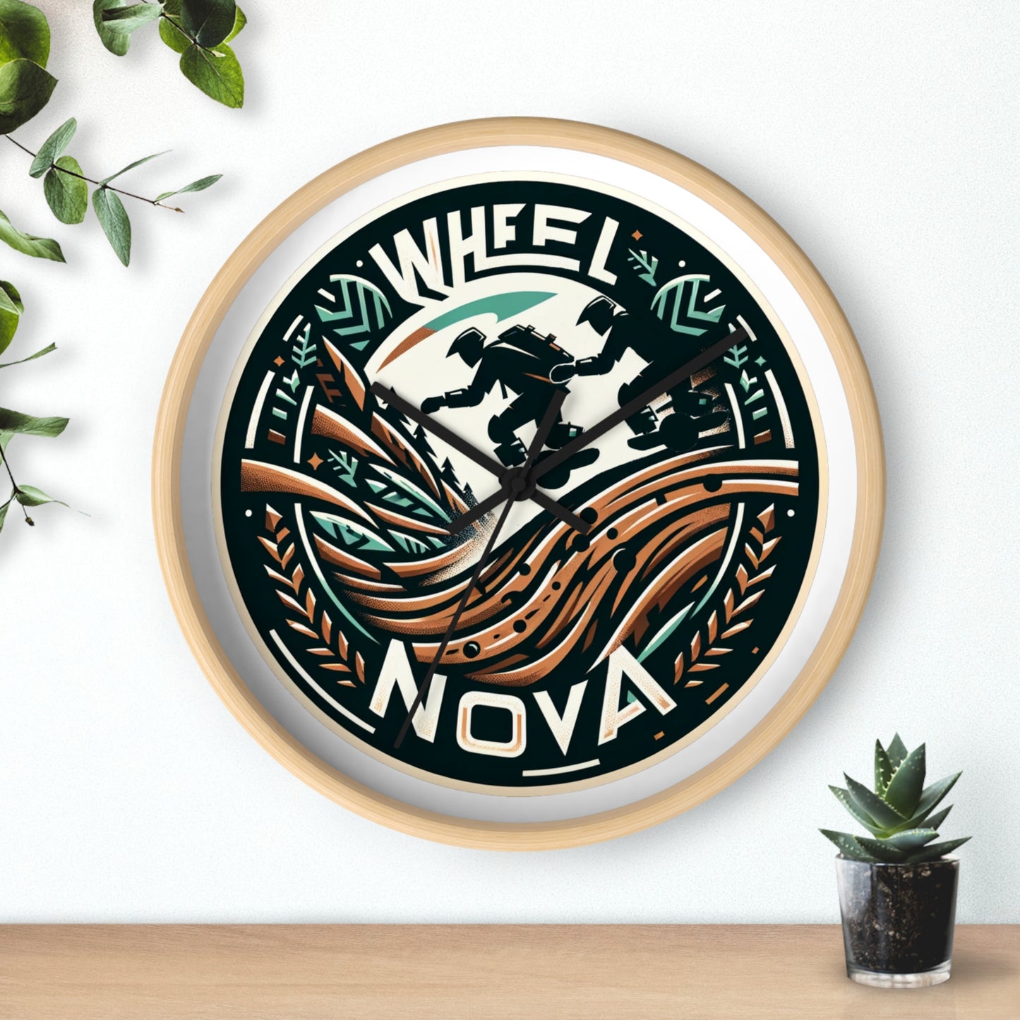 Vintage ᴡʜᴇᴇʟɴᴏᴠᴀ Wall Clock